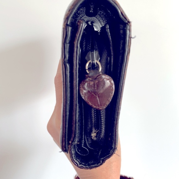 Brighton Heart Wallet. Deep rich burgundy brown. - Picture 3 of 10